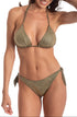 Triangel-Bikini Strass Grün PIN-UP STARS
